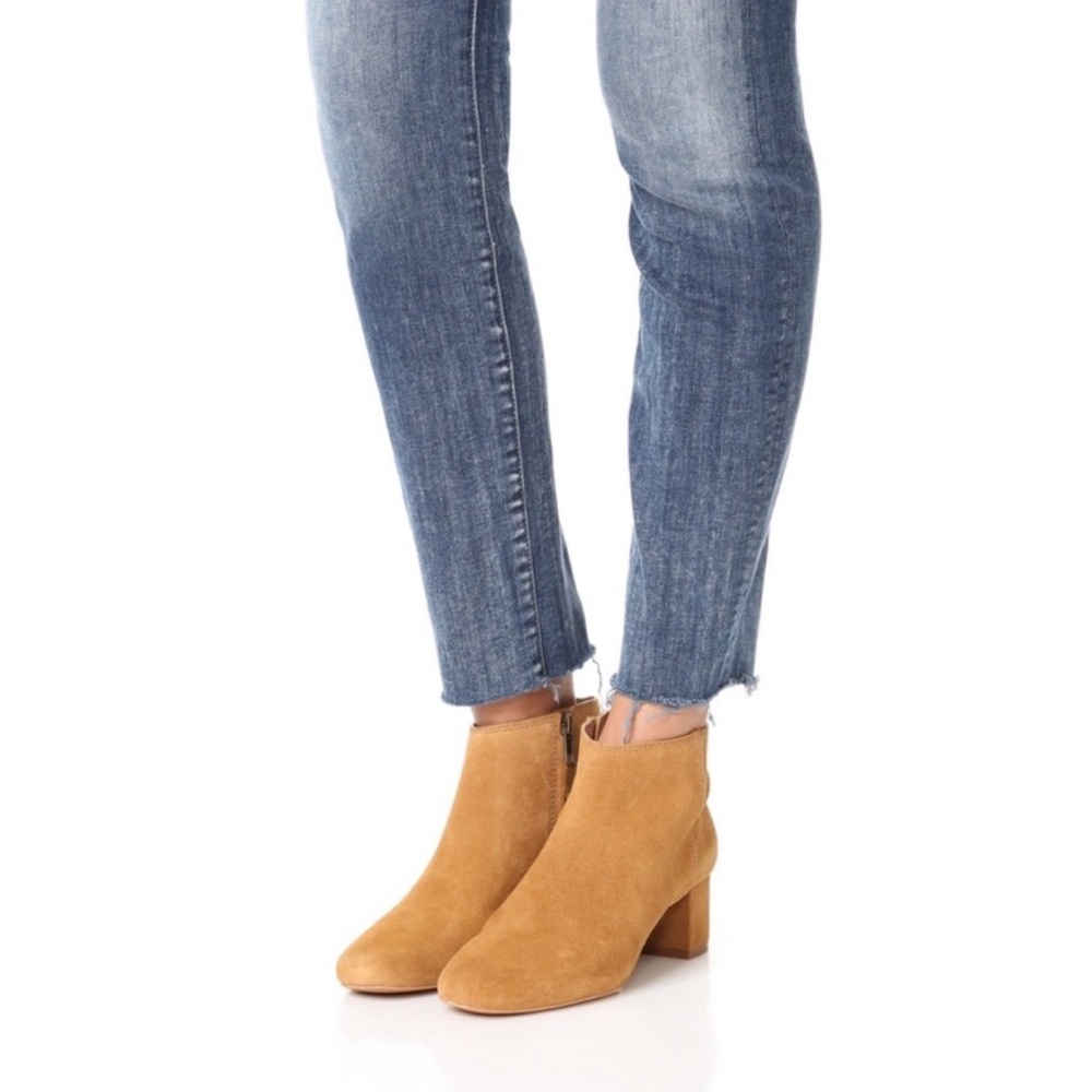 Madewell The Lucien Boot in Suede G0422 Size 9